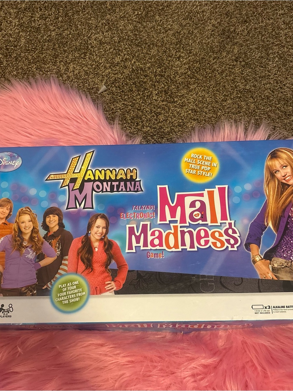 Hannah Montana Mall Madness Electronic Talking Board Game 2008 Complete Tested